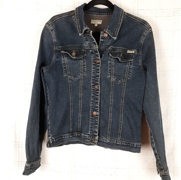 Max Studio Jackets & Blazers - Max Studio Jeans Stretch Denim Jacket